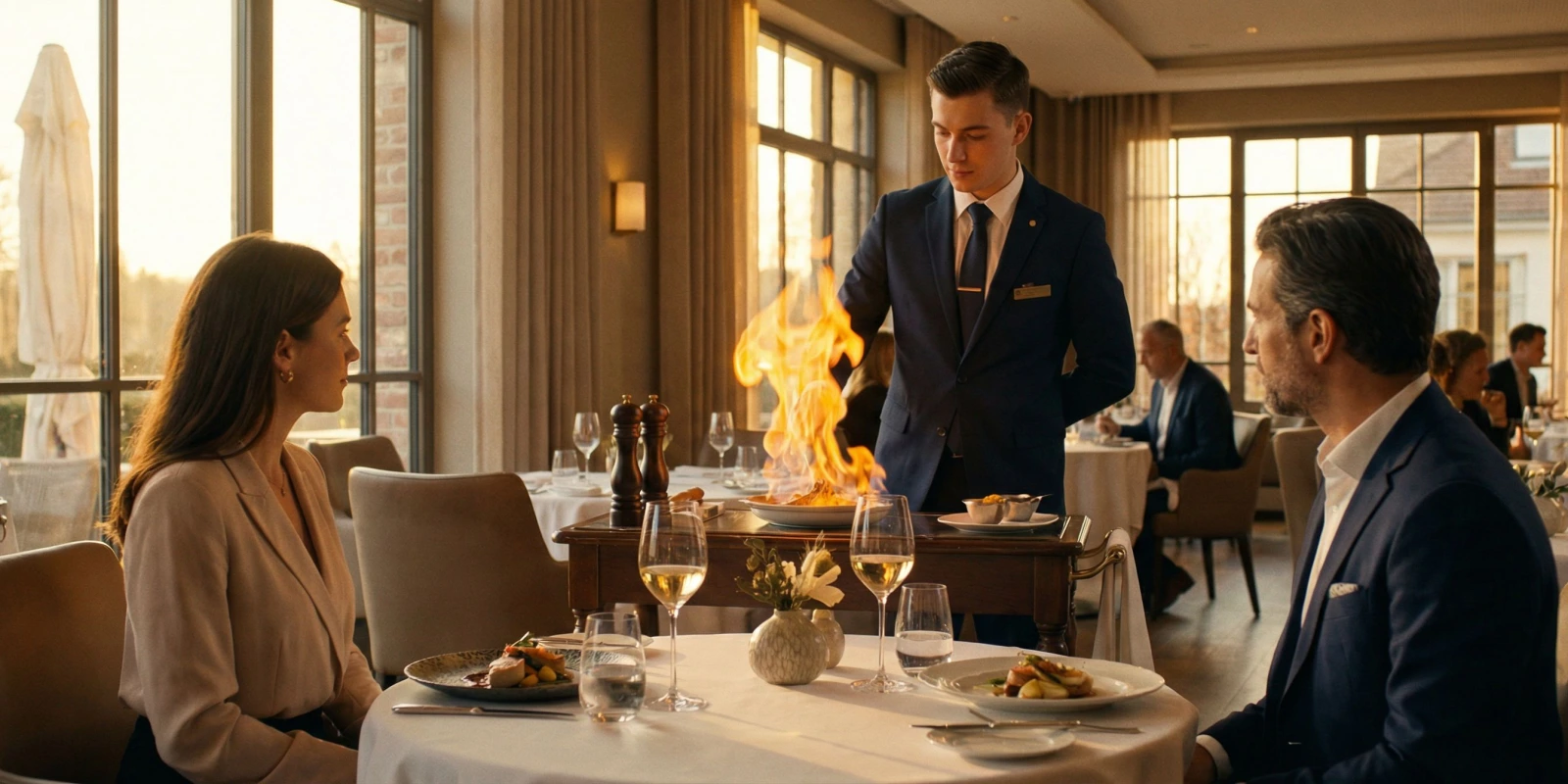 Techniques de Service en Restauration pour le BP : Flambage, Découpe, Arts de la Table (Guide Pratique)